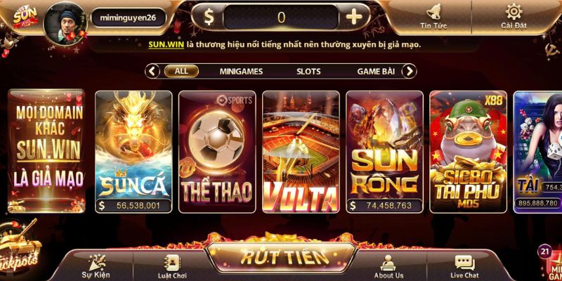Sunwin là một trong số các cổng game hot nhất hiện tại